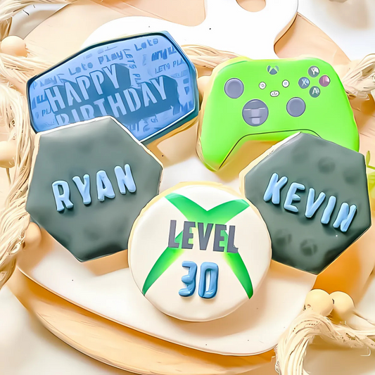 Gamer Birthday Cookies