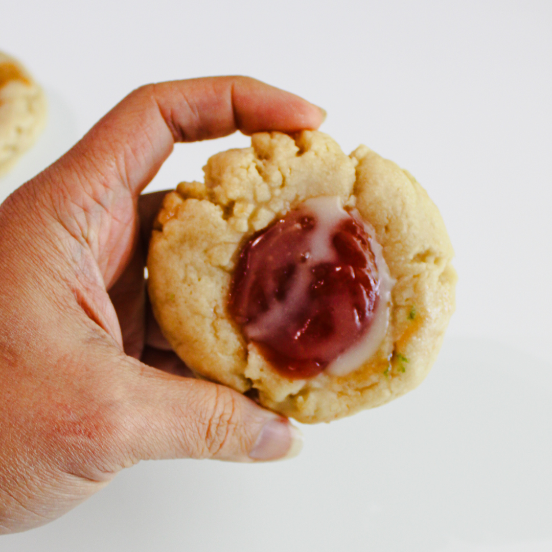 Guava Shortbread Cookies