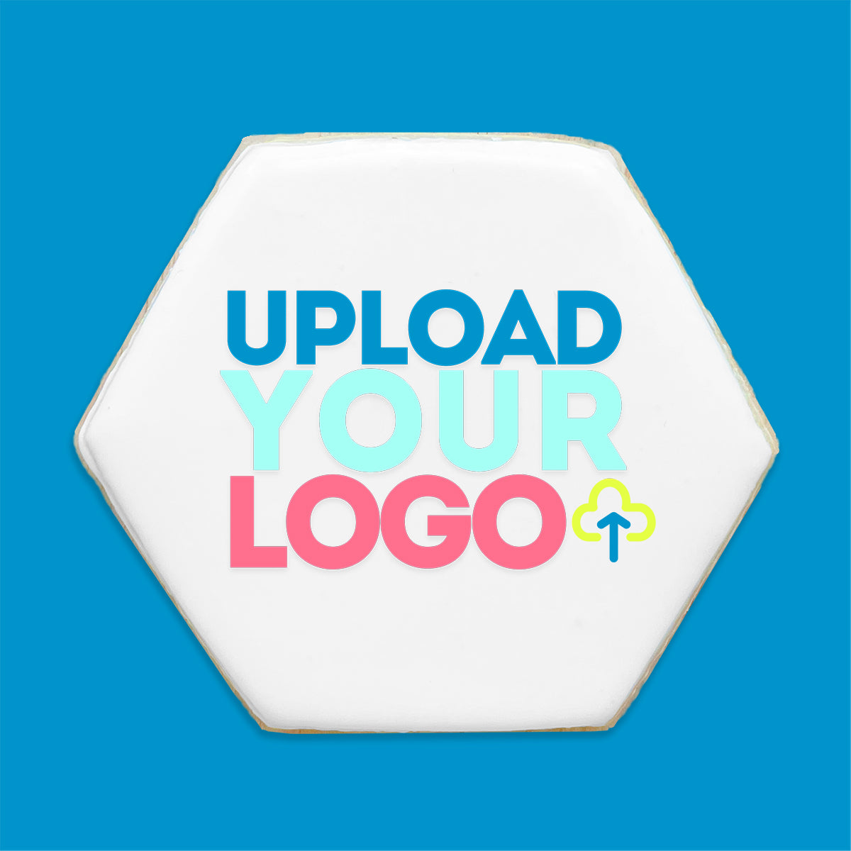 Custom Logo Hexagon Cookies