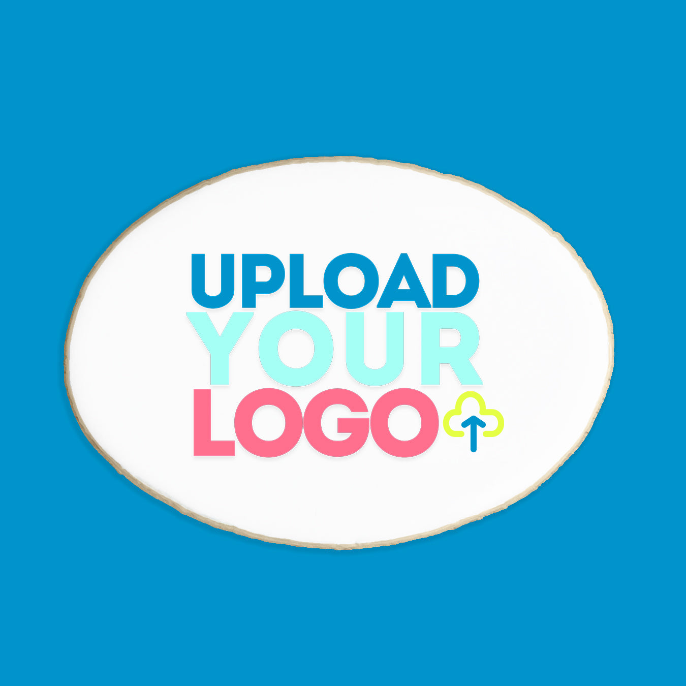 Custom Logo Oval Cookies