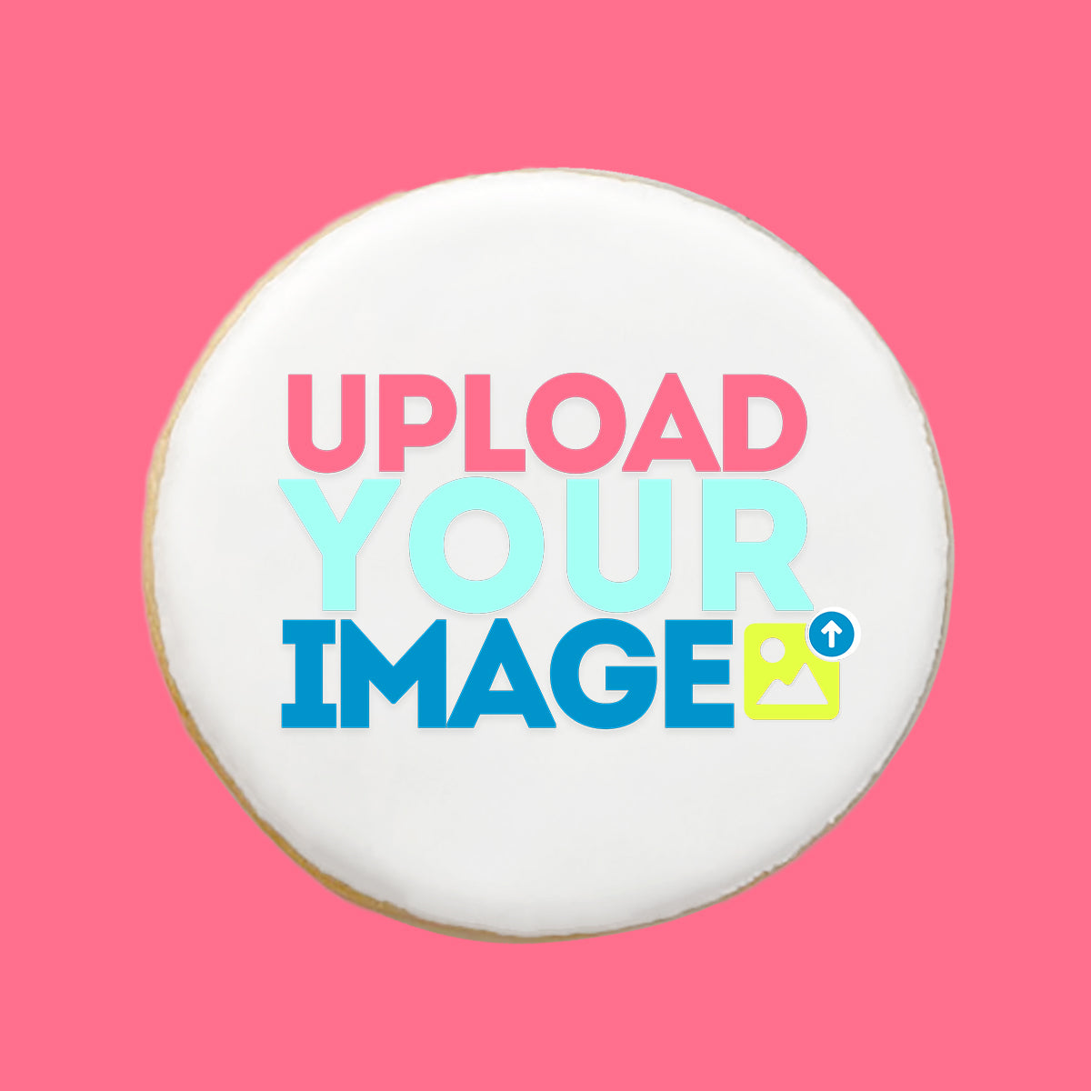 Custom Image Circle Cookies