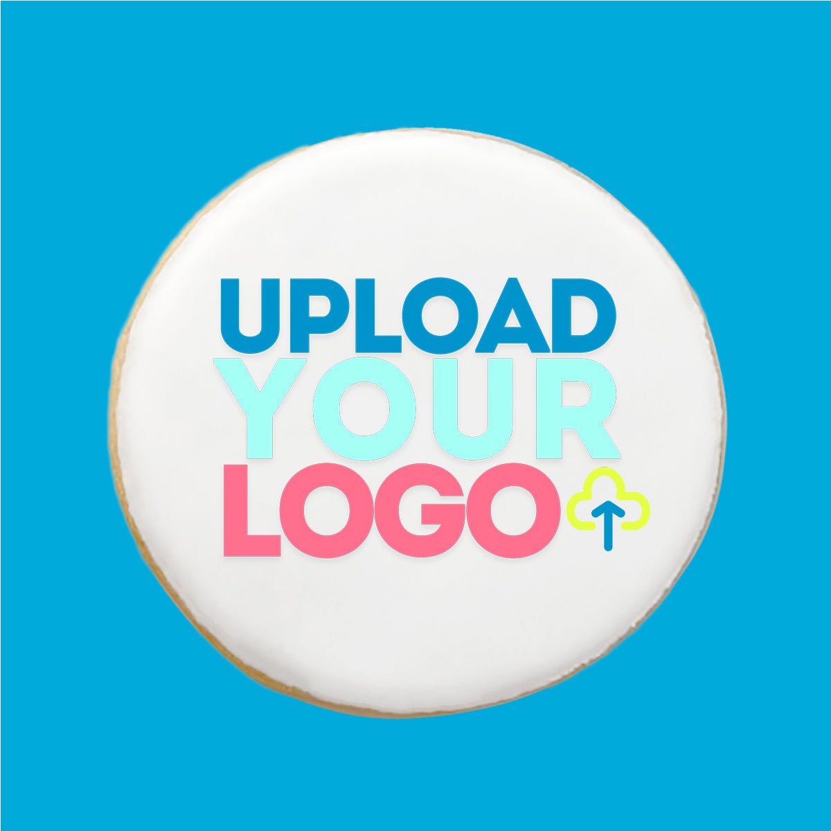 Custom Logo Circle Cookies