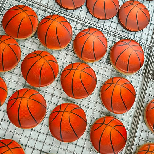Basketball Theme 
Sugar Cookies