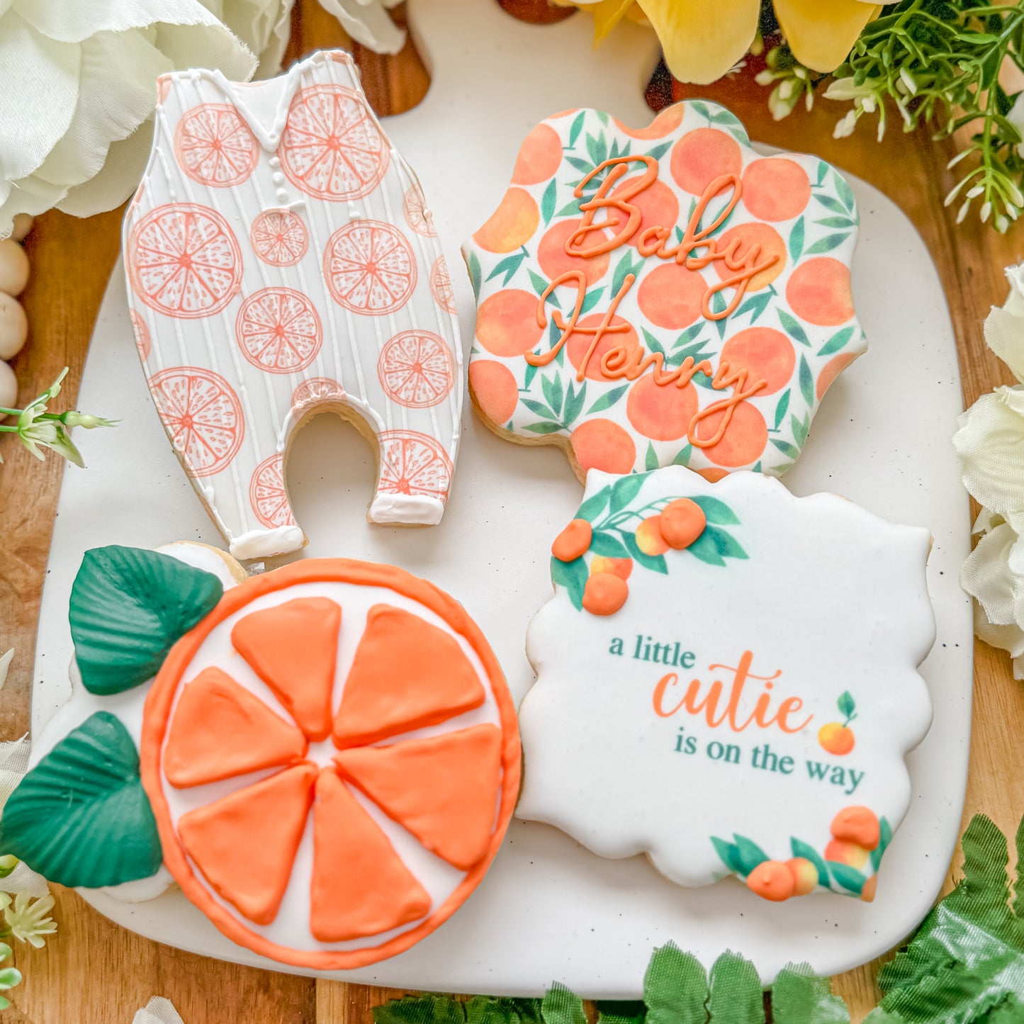 "A Little Cutie" Baby Cookies