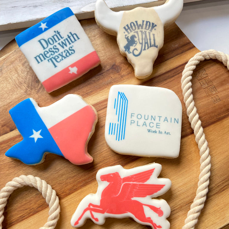 Texas-Themed
Assorted
Sugar Cookies
