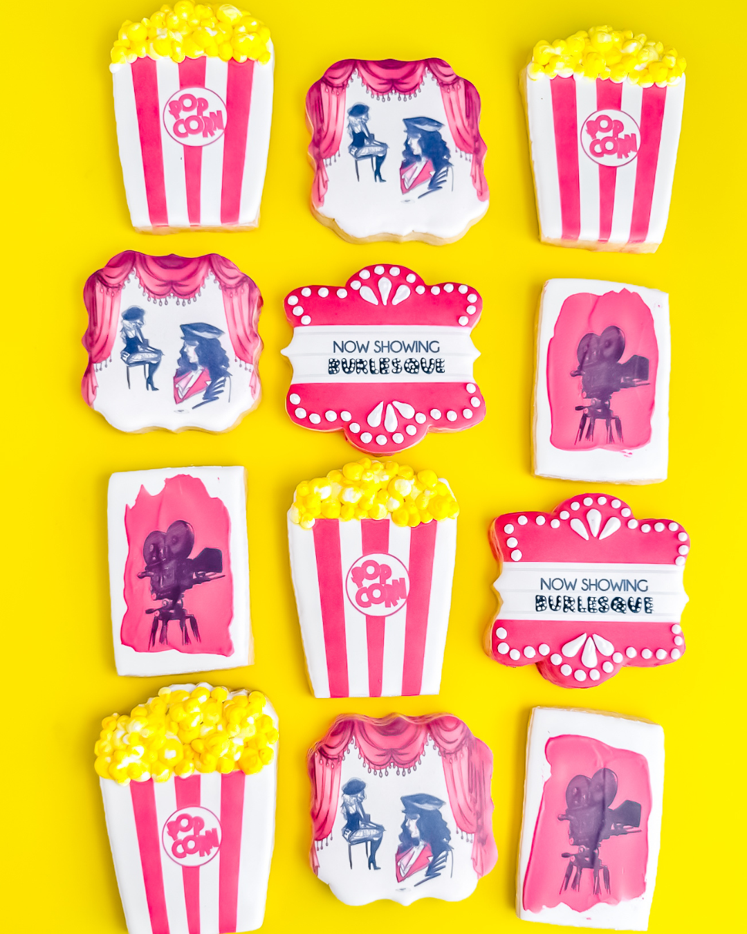Customizable Movie Night Cookie Set