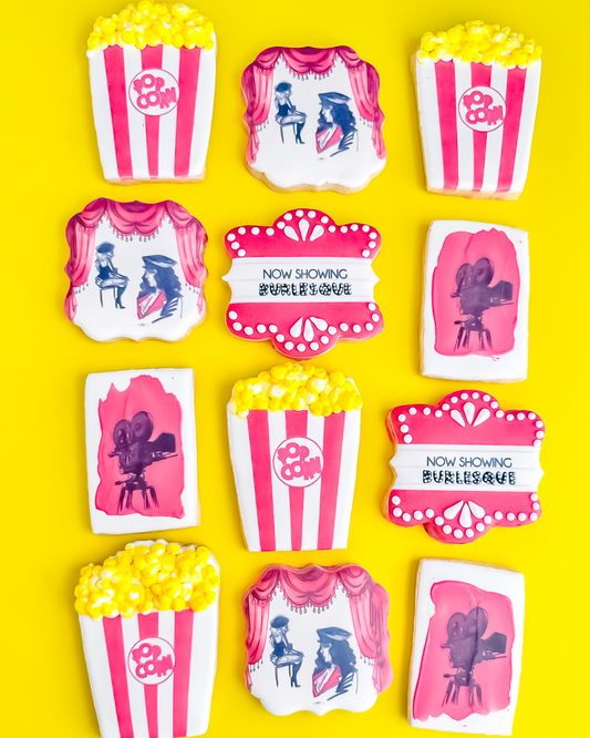 Customizable Movie Night Cookie Set