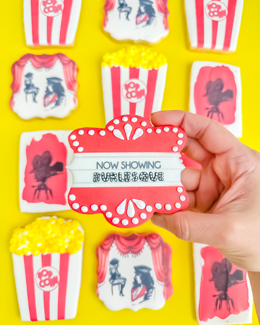 Customizable Movie Night Cookie Set