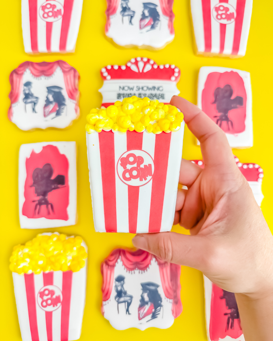 Customizable Movie Night Cookie Set