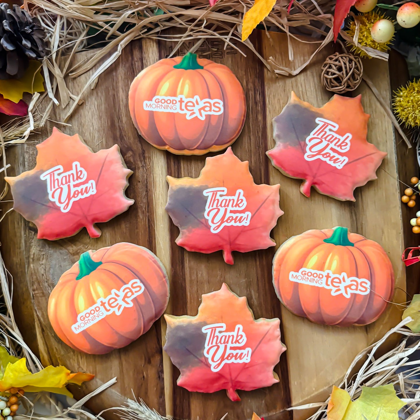 Pumpkin & Leaf
Thank You
Cookies