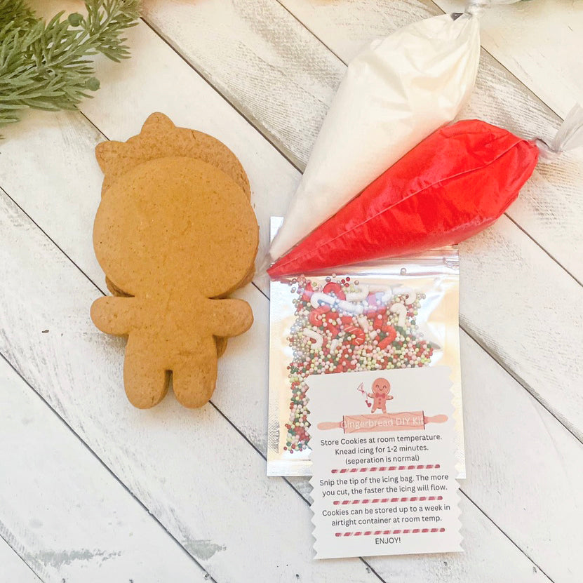 Gingerbread DIY
Cookie
Decorating Kit