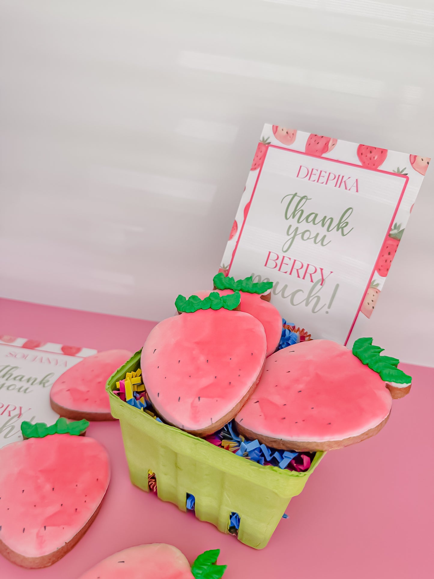 Pink Perfection Strawberry Cookies