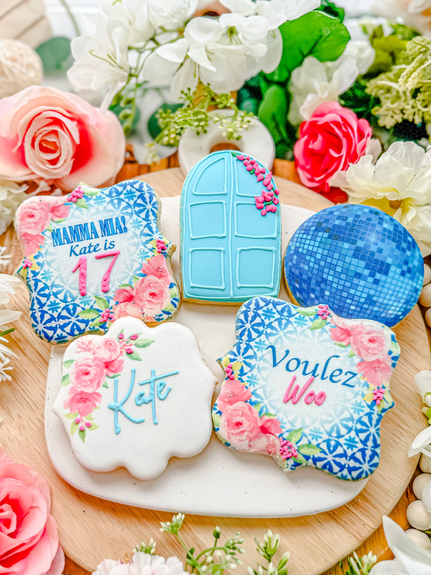 Mamma Mia Birthday Cookies