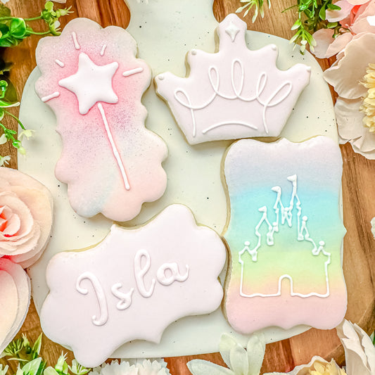Princess Birthday Cookies