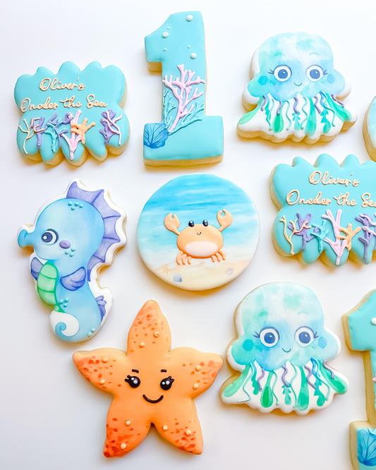 Under the Sea Birthday Cookies