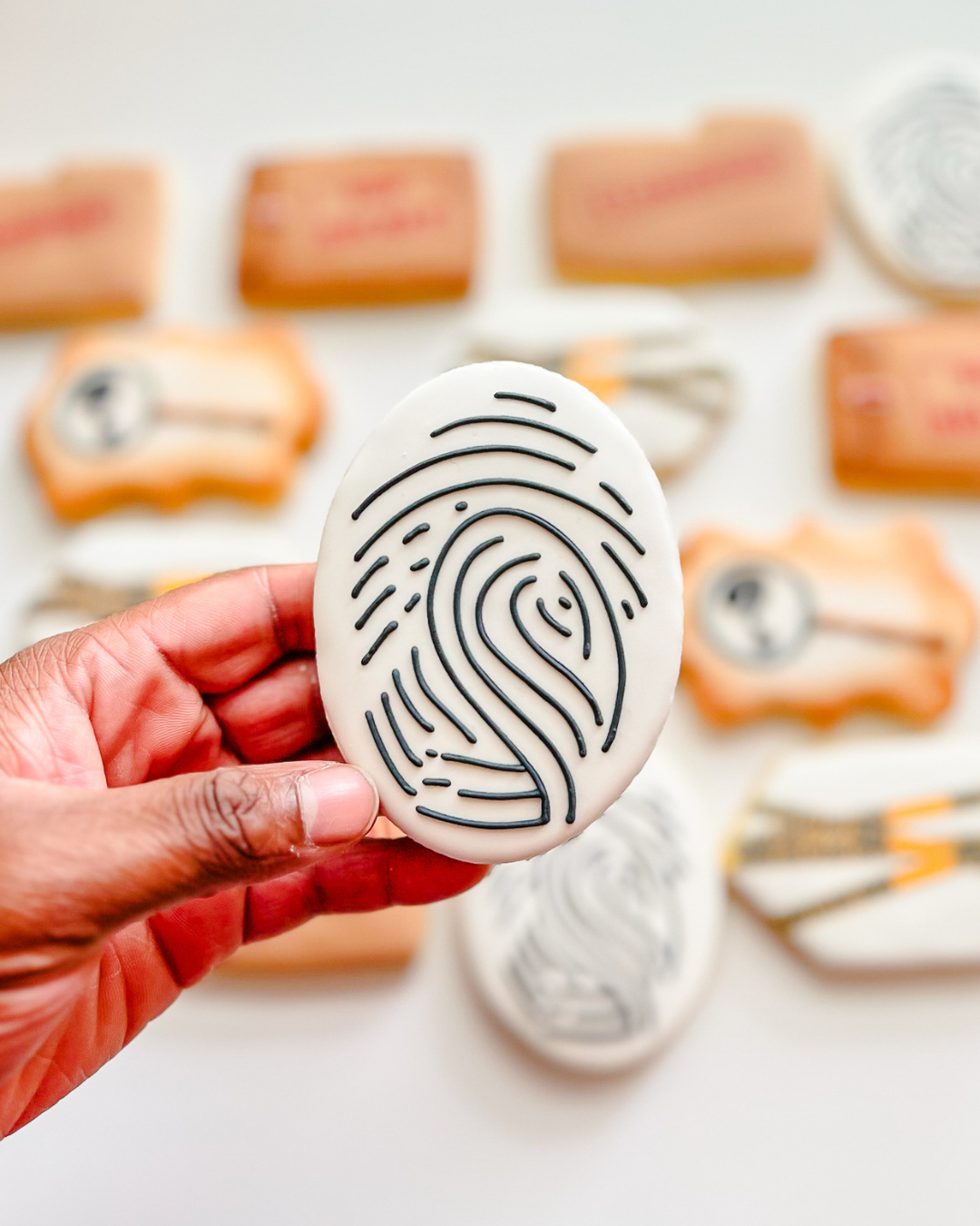 Top Secret Case File Detective Themed Cookie Set