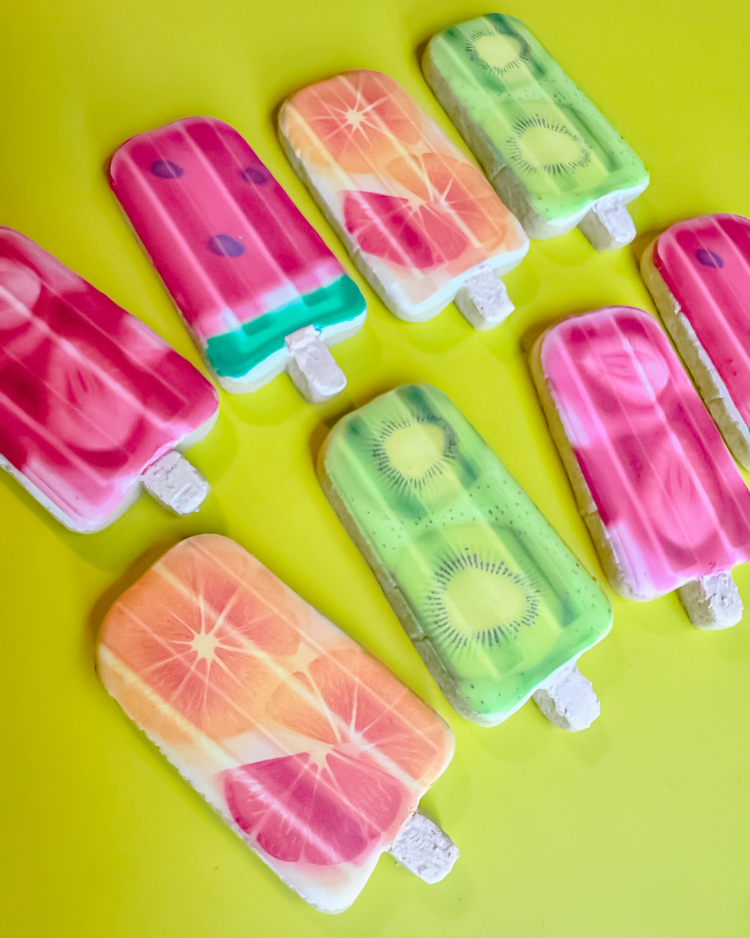 Fruity Popsicle Sugar Cookies