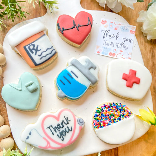 Mini Nurse Appreciation Cookies