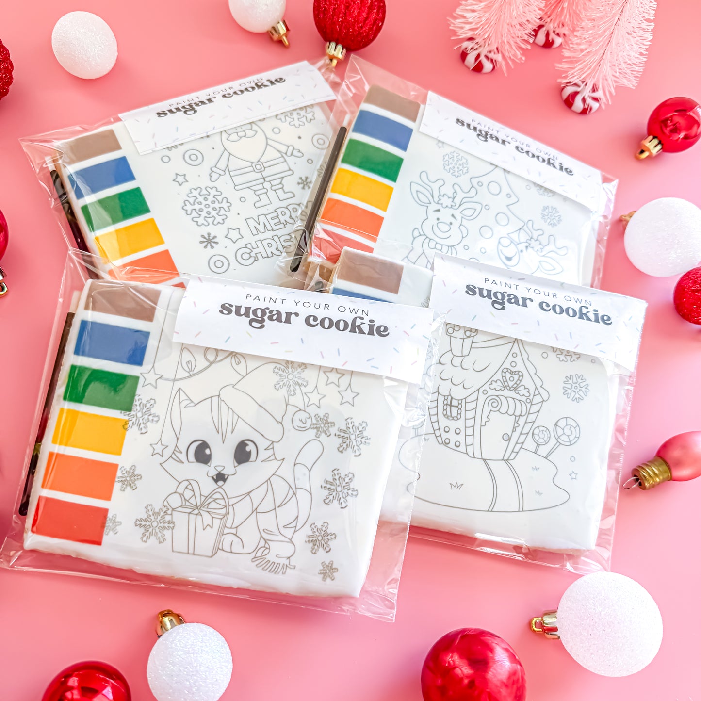 Christmas Paint-Your-Own Sugar Cookies Kit