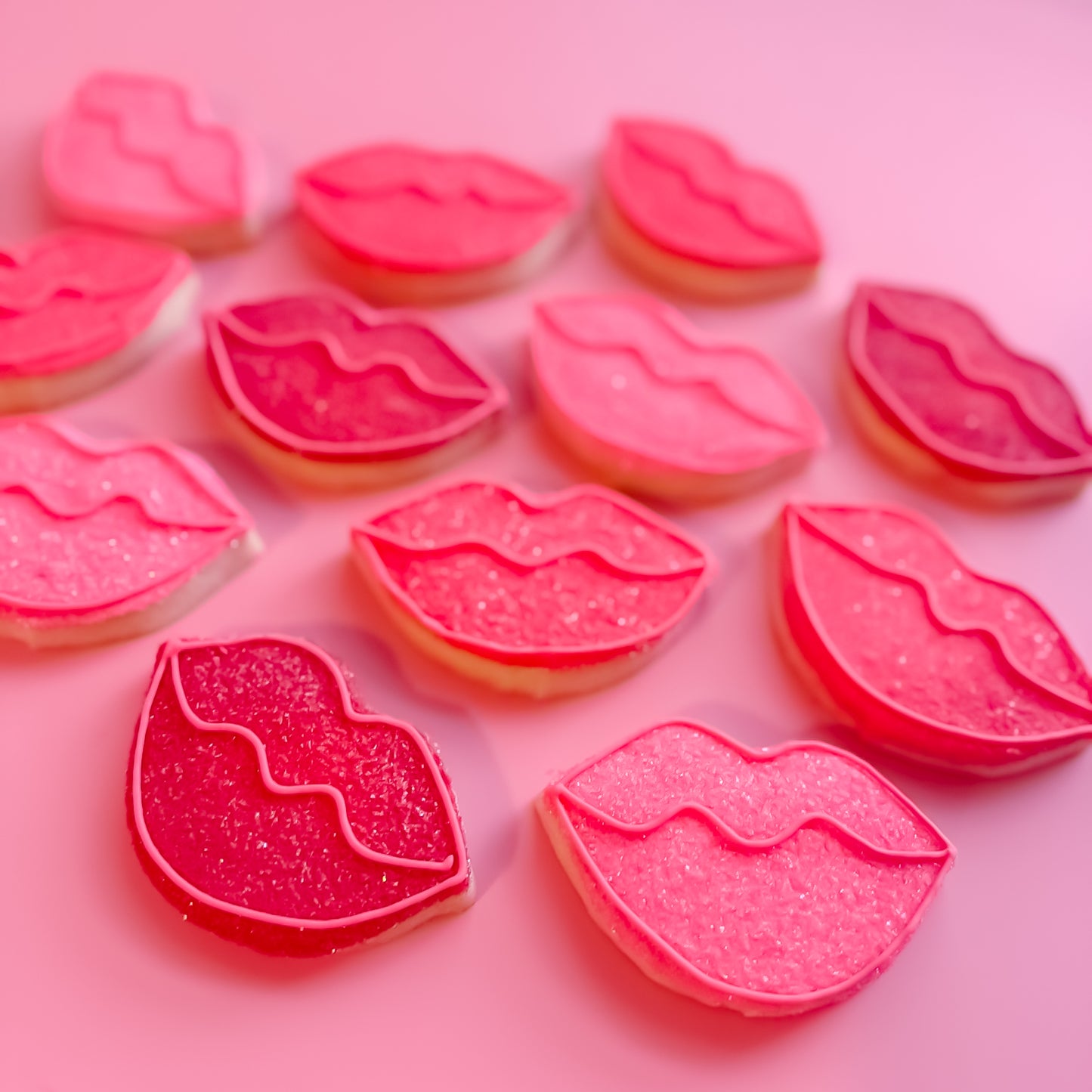 Lip-Shaped
Sugar Cookies