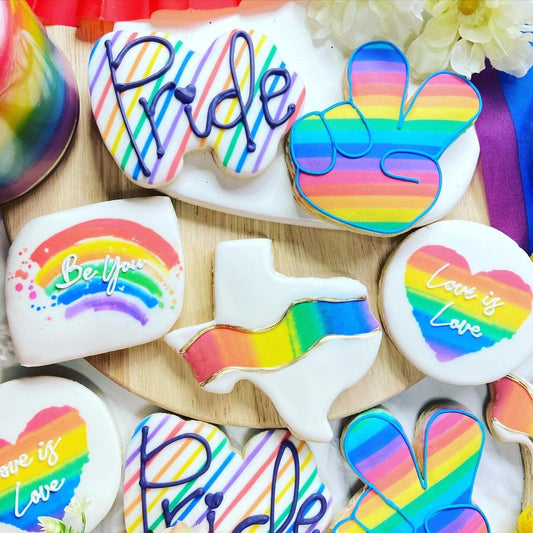 Texas & Rainbow Pride Cookies