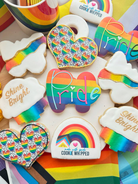 Rainbow Pride Celebration Cookies