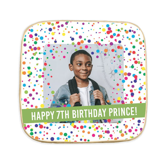 Custom Photo Birthday Cookies
