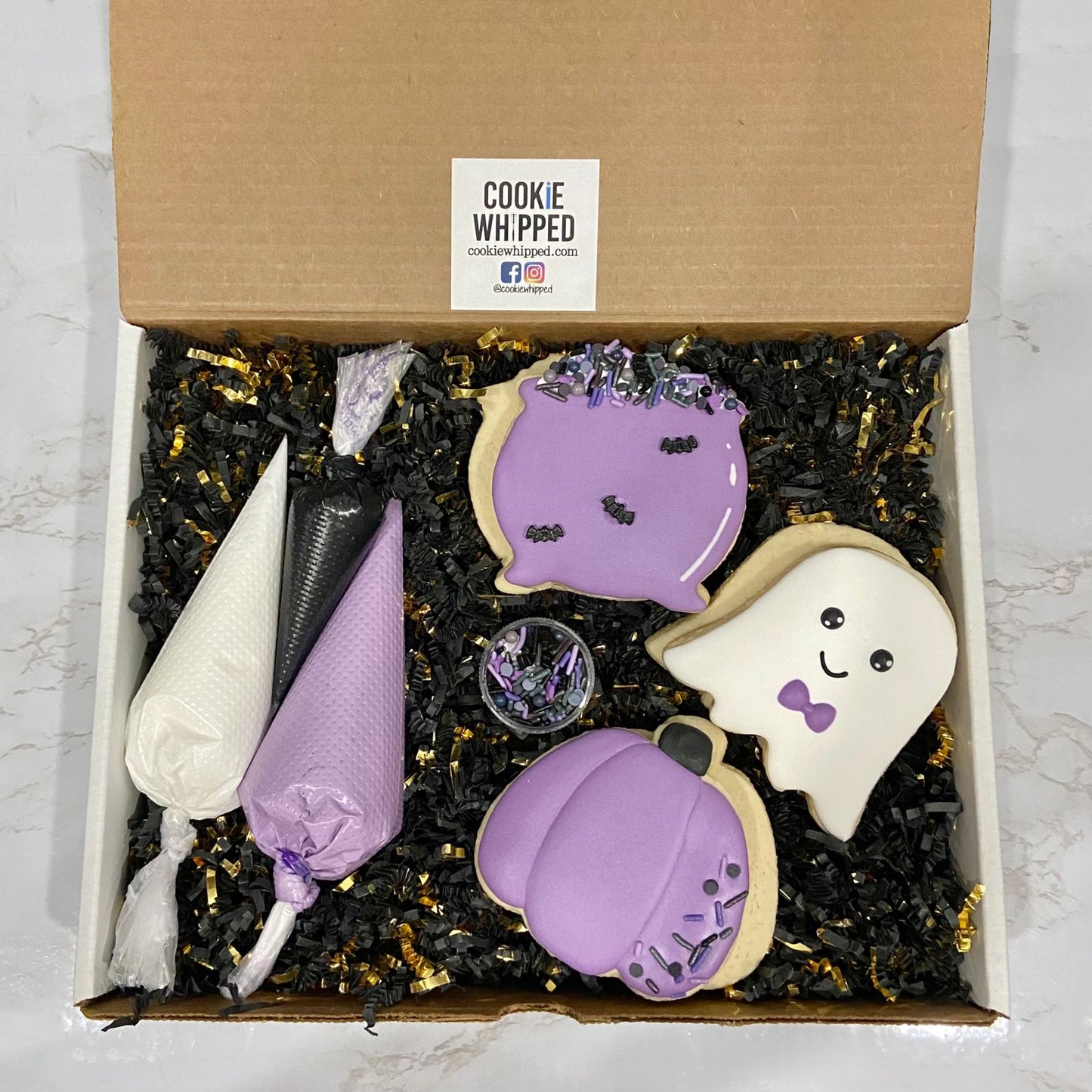 Purple Halloween DIY Cookie Kit