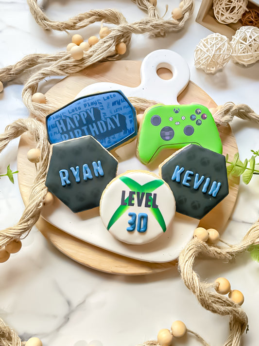Gamer Birthday Cookies