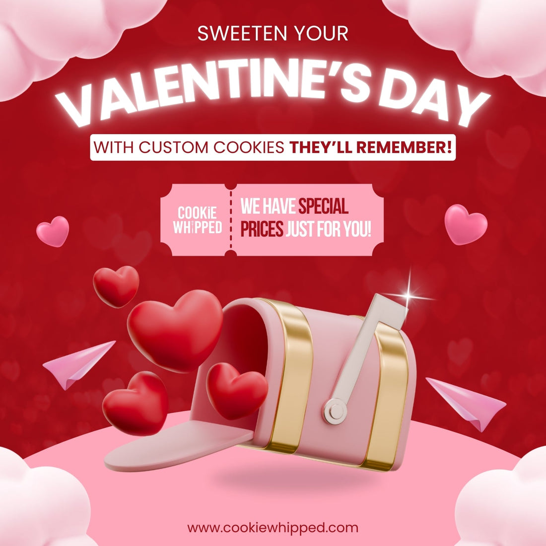 DIY and Paint Your Own Valentine Cookie Kits: A Gift and an Experience in One