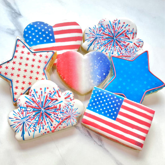 Celebrate Freedom and Flavor with our 4th of July Cookie Collection✨