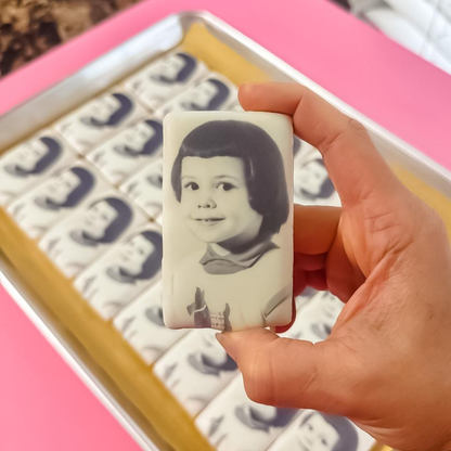 Custom Image Rectangle Cookies