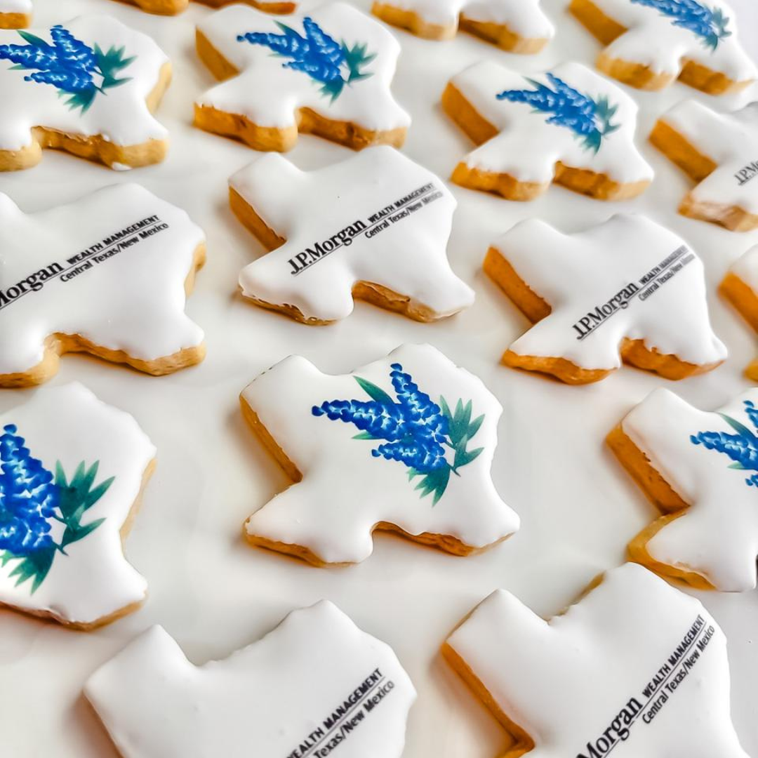 Custom Logo Texas Cookies