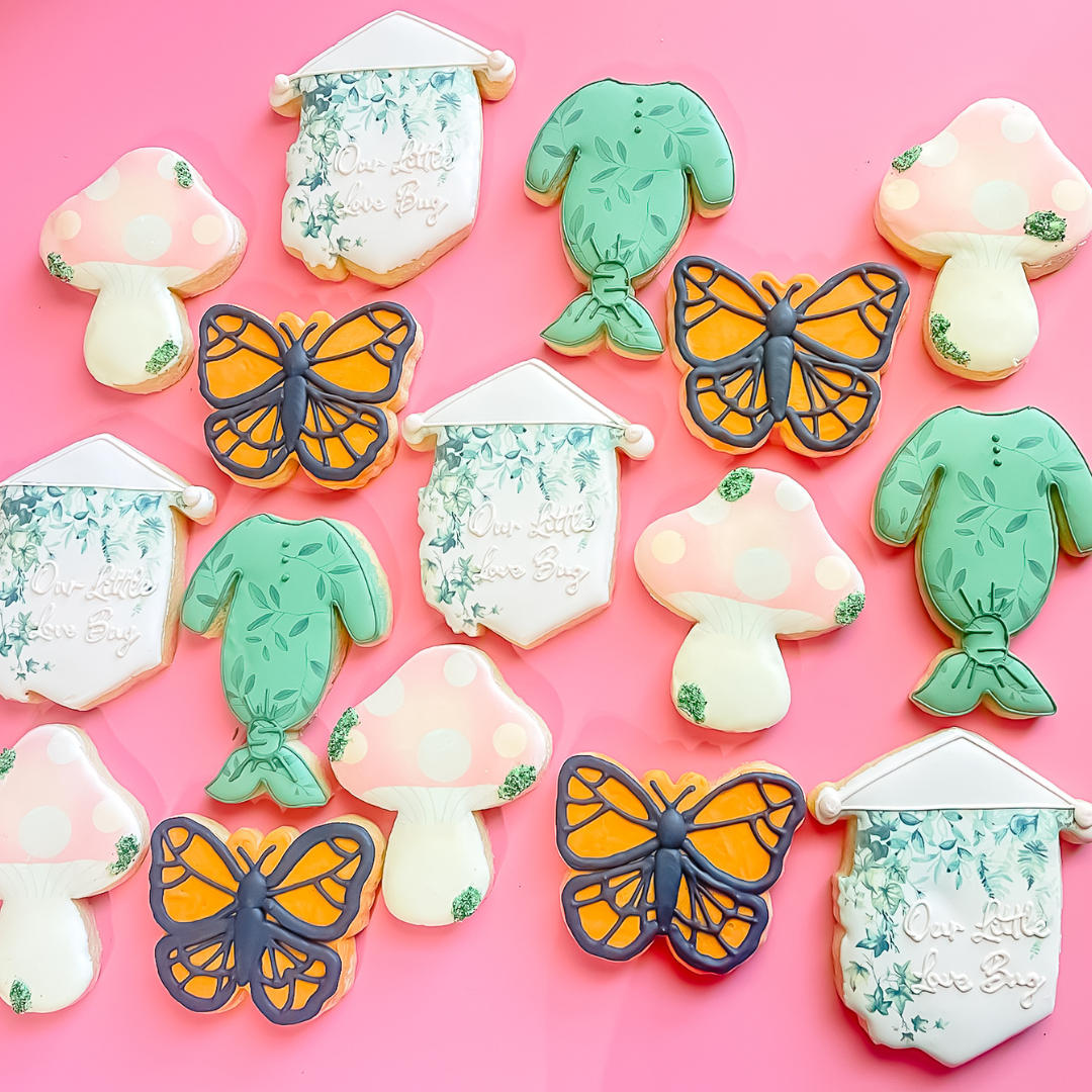 Garden Baby Shower Cookies