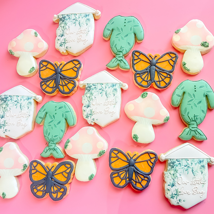 Garden Baby Shower Cookies