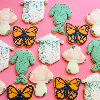 Garden Baby Shower Cookies