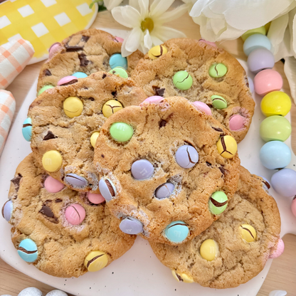 Easter M&M 
Chocolate 
Chip Cookies