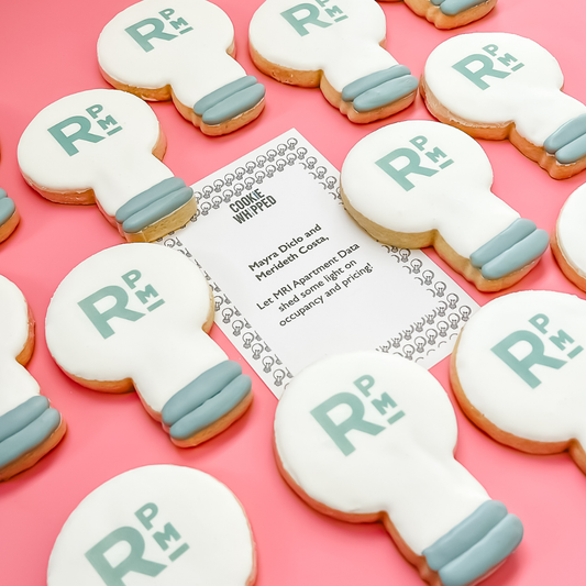 Custom Light Bulb Logo Cookies – Branded Corporate Treats