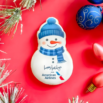 Upload Your Own Snowman Holiday Cookies
