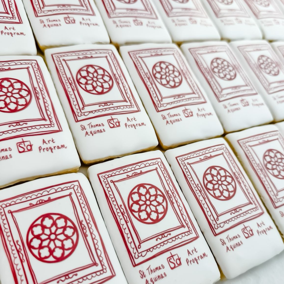 Custom Image Rectangle Cookies