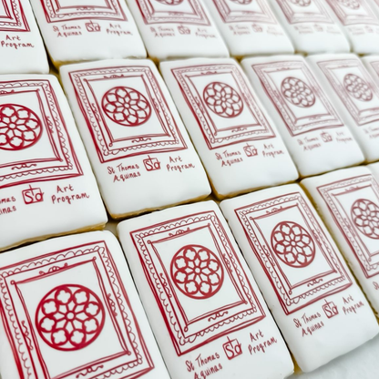 Custom Image Rectangle Cookies