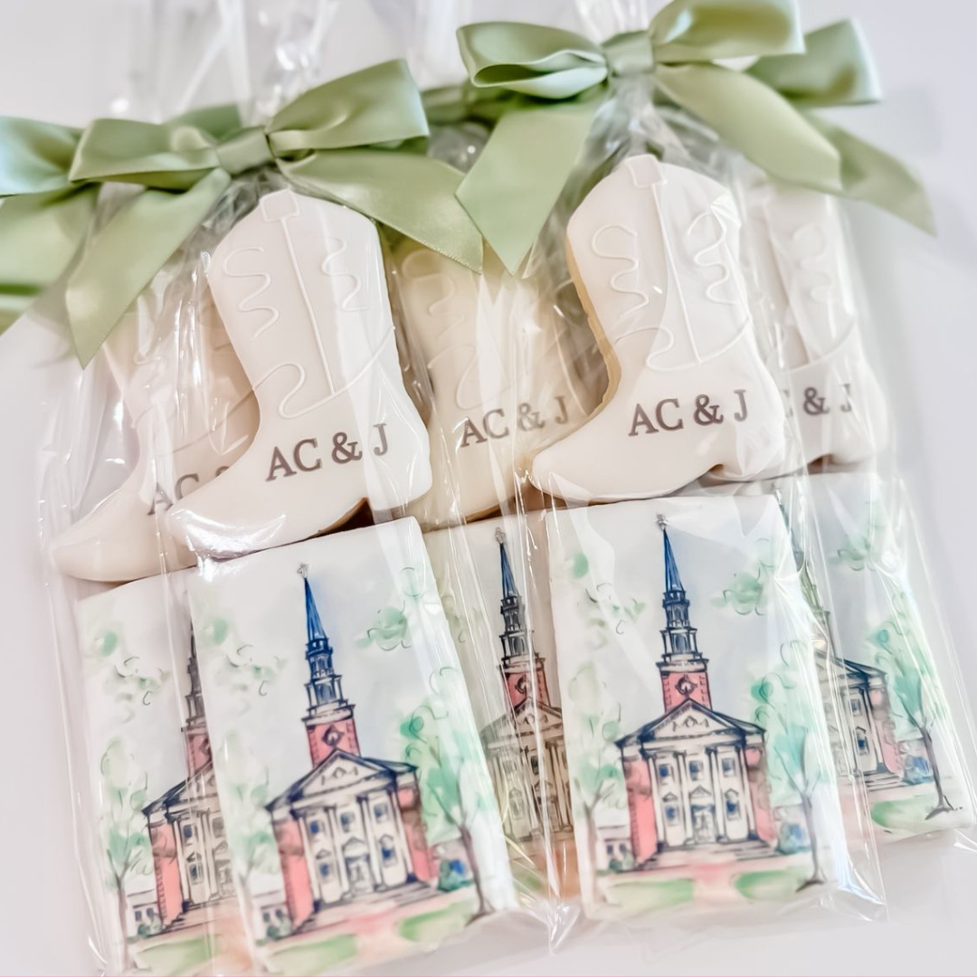 The Perfect Pair: Wedding Boot Cookie Favors