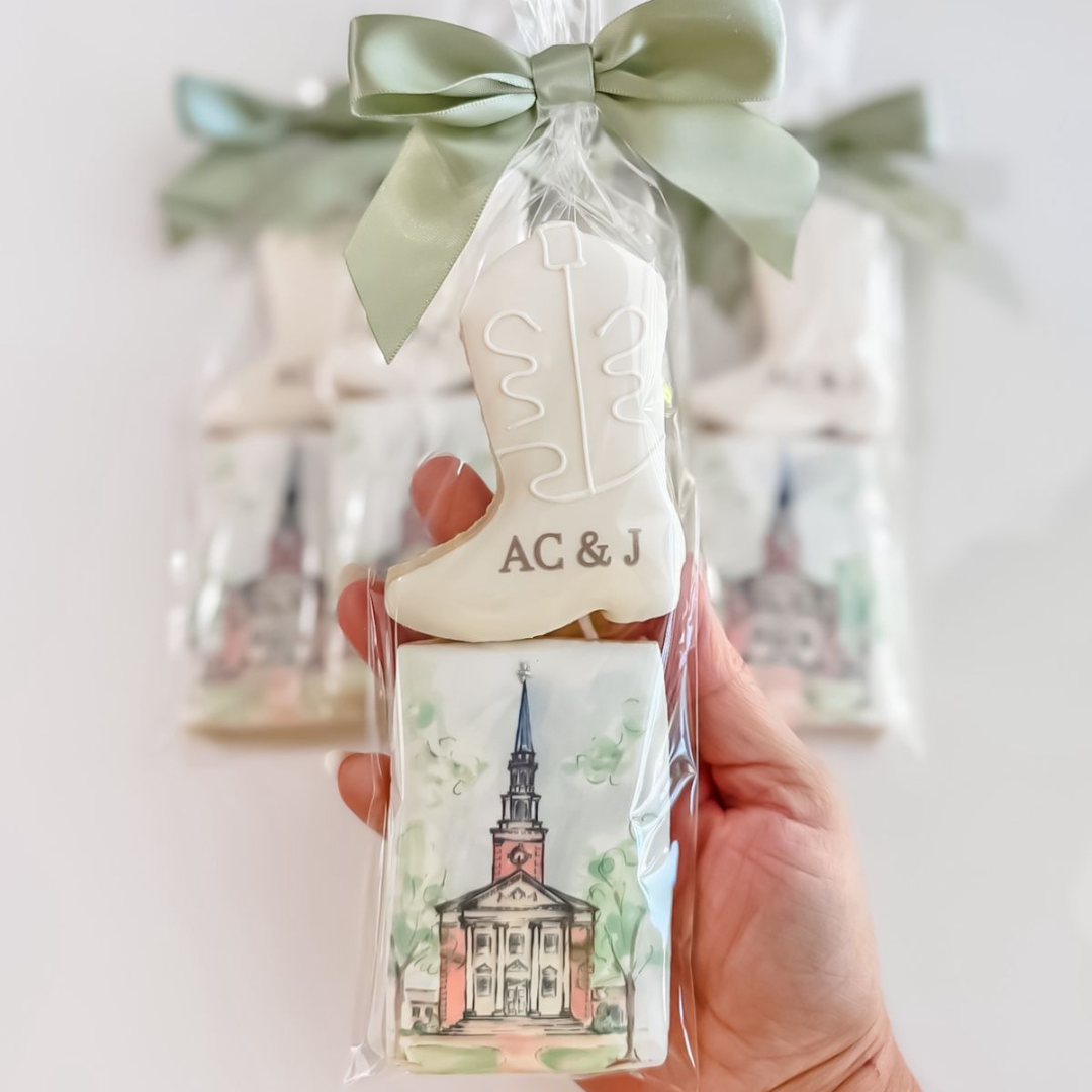 The Perfect Pair: Wedding Boot Cookie Favors