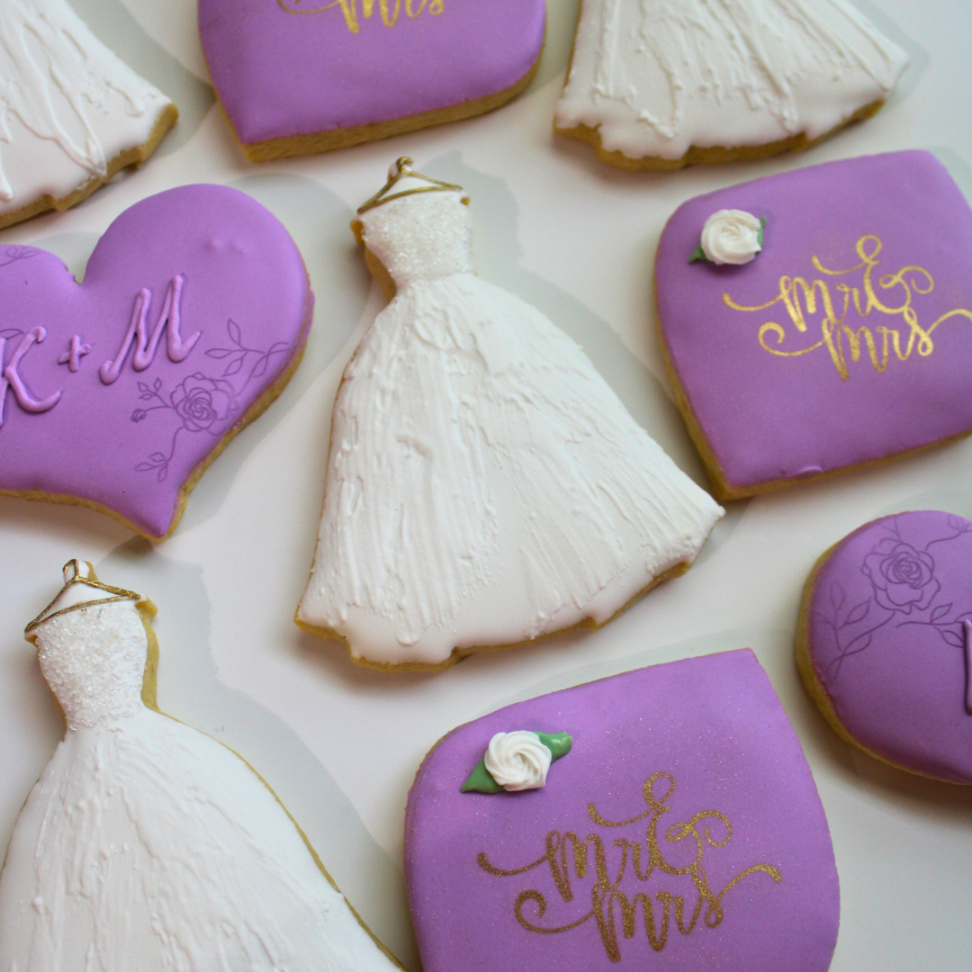 Tea Party Bridal Cookie Set