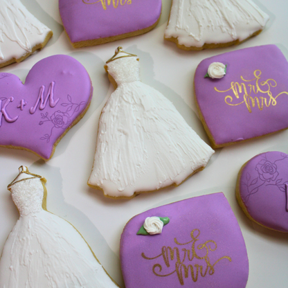Tea Party Bridal Cookie Set