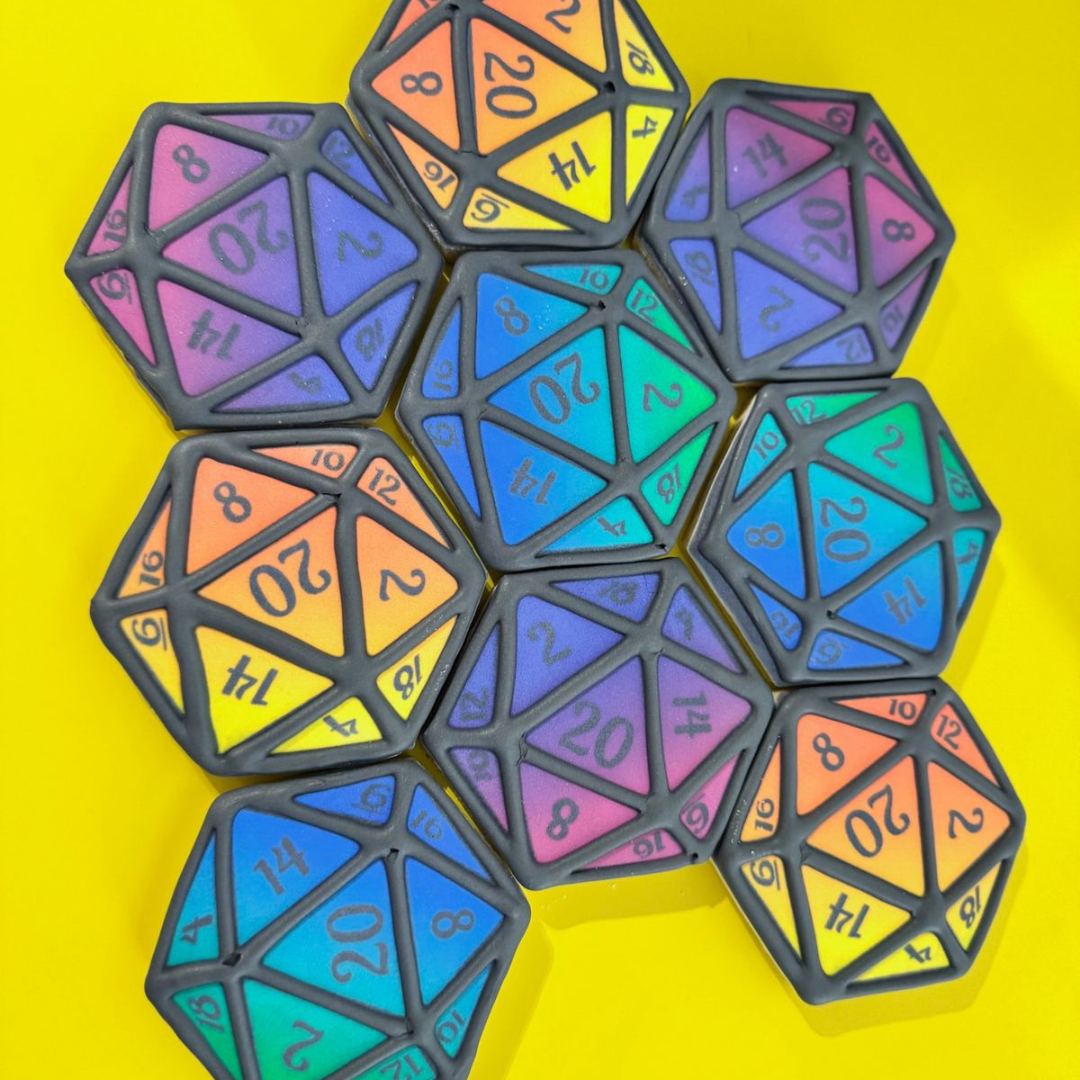 D20 Dice Cookies
