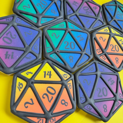 D20 Dice Cookies
