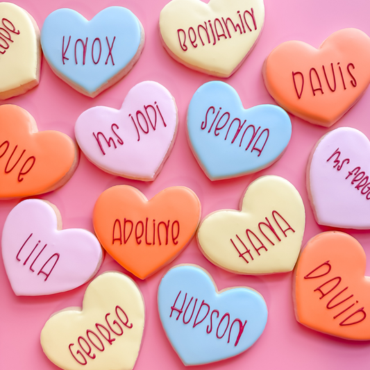 Personalized Sweetheart Valentine Cookie
