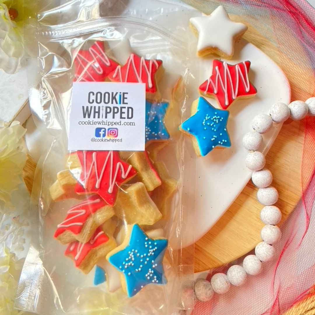 4th of July Star 
Cookie 
Gift Bag