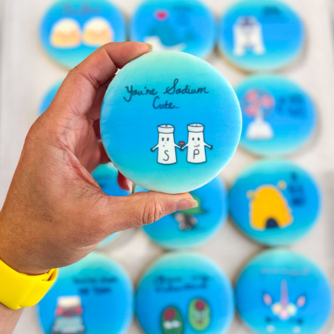 Punny Valentine Cookies